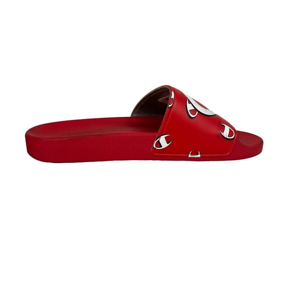 CHAMPION IPO Sandals  Men's Size 8  Camo Logo Slide  Red - Picture 5 of 12